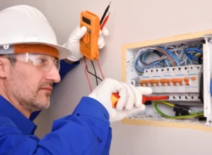 electrician-working-on-newly-installed-electrical-panel